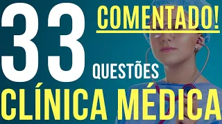 Exercicios COMENTADOS de Clinica Médica para Tecnico e Auxiliar de Enfermagem