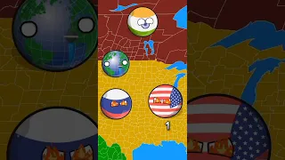 Friendship goals 🇷🇺Vs🇺🇲 in  nutshell animation  ? ||#ww3||#countryball|  #countryballs