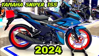 New Yamaha Sniper 155 2024 in New Color Cyan  | Walk-around