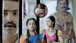 Jr NTR Finds That Yama Is Pretending Like Dhanalaxmi  | Yamarajaa Kannada Movie Scenes | Jr NTR