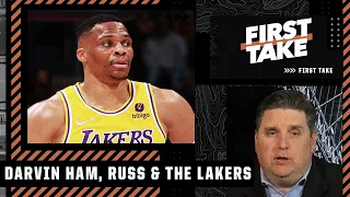 Brian Windhorst doesn't think Darvin Ham can make Russell Westbrook fit with the Lakers | First Take