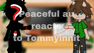 Peaceful au react to Tommyinnit // Gacha reacts // NO PART TWO