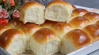 MELHOR QUE DE PADARIA! RECEITA DE PÃO DOCE MAIS FÁCIL E FOFINHO! LEVE COMO ALGODÃO! SEM SOVAR