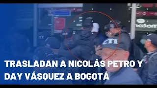 Primeras imágenes de Nicolás Petro y Day Vásquez capturados