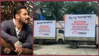 Salman Khan Helps Cyclone Affected Villages Of Konkan With Ration & Needy Items With Being Haangryy