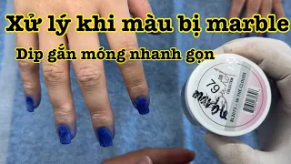 Dip  gắn móng đơn giản |  Nail art designs 2023