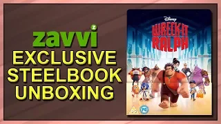 Wreck-It Ralph Zavvi Exclusive Lenticular Edition 3D+2D Blu-ray SteelBook Unboxing