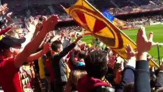 Lens-Nîmes 1-2 ambiance début de match