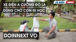 {Review] Xe điện Doinnext VO - Tại sao anh Cường Đô La lại chọn để chở con đi học ? | Xe Điện Smile