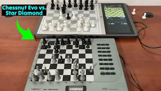 Chessnut Evo Stockfish vs. Novag Star Diamond ⭐ Gadgetify