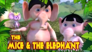 Cartoon Stories for Kids - Mice And The Mighty Elephants - Jungle Tales