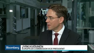 EU's Katainen Says Chances of Trade Negotiation With U.S. Look Brighter