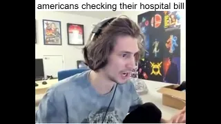 XQC - Americans Checking Their Hospital Bill