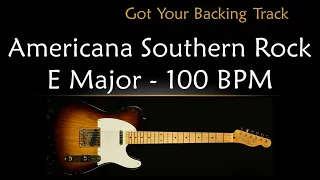 Backing Track - Americana Southern Rock in E Major