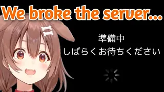 Korone and Her Viewers Accidentally Crashed the Game Servers, Twice... [Hololive]