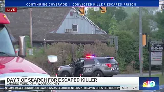 Suburban schools close on 7th day of manhunt for escaped convicted murderer