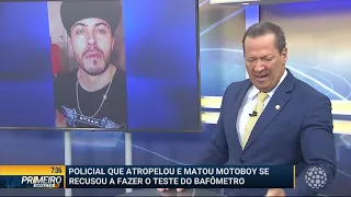 Motoboy morre ao ser atingido por carro de PM na CIC - Primeiro Impacto PR (26/04/2021)