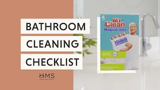 BATHROOM CLEANING CHECKLIST