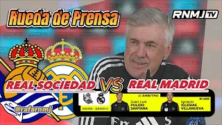 Rueda de prensa ANCELOTTI previa Real Sociedad - Real Madrid (01/05/2023)