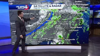 Videocast: Rain Tonight, Cold Front Tomorrow