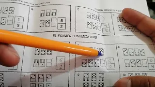 Fichas de dominó que vienen en el examen psicológico 🇮🇹👕🥾