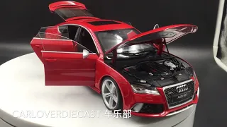 Minikraft 1:18 Audi RS7 Sport Back diecast in Red available on mid of May 2018