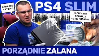 SOMSIADA PS4 Slim Porządnie ZALANA, czy uda się ją naprawić?