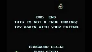 NES Bubble Bobble ending (bad ending)