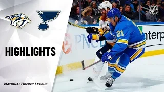 Сент-Луис - Нэшвилл / NHL Highlights | Predators @ Blues 11/23/19