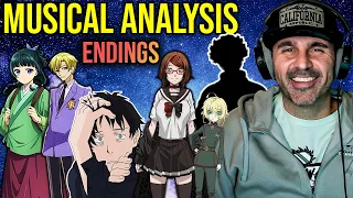 MUSIC DIRECTOR REACTS | Music Analysis - Multi Anime Endings (2)