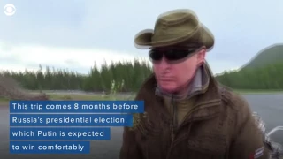 Putin enjoys shirtless hunting and fishing trip