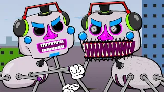 ALL SERIES EVOLUTION OF DJ MUSIC MAN FNAF 9 ANIMATRONIC! FNAF Security Breach Cartoon Animation