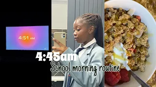 My 4am school morning routine