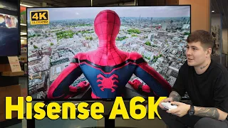 HISENSE A6K полный обзор 4K Smart TV с VRR и Dolby Vision - лучший из бюджетных TV?