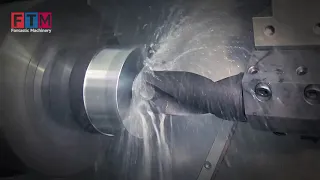 Hypnotic CNC Lathe Machine Operation, Most Satisfying CNC Milling Machine On Another Level