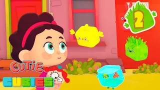 Cutie Cubies 🎲 Episode 2: THE CUBO-CLEANING 🔆 Moolt Kids Toons