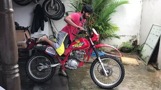 Honda XLR 125 - Project Bike Test Ride - Sri Lanka
