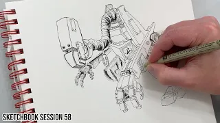 How to Lose yourself in a Drawing - Sketchbook Session 58