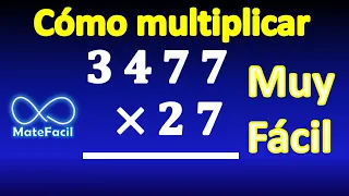 3. How to perform a multiplication by two figures step by step. RESOLVED EXERCISE