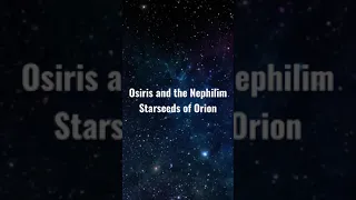 #Osiris and the #Nephilim #Starseeds of #Orion ✨