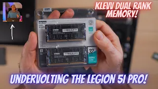Lenovo Legion 5i Pro - Memory Upgrade And Undervolting = Performance!