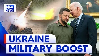 Biden reportedly agrees to send long-range missiles to Ukraine | 9 News Australia