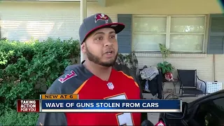 Wave of guns stolen from cars