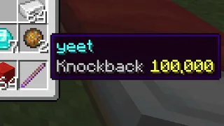 I secretly used Knockback 100,000 in Minecraft Bedwars...