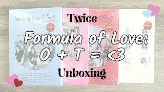 Twice Formula of Love Unboxing  💕🧪 All 4 versions!