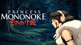 Mononoke Forest Night | Kodamas & Wolf Gods | Anime ASMR Ambience