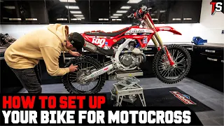 TOMMYS TIPS | HOW I SET UP MY HONDA 2021 CRF450 MOTOCROSS BIKE