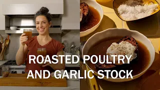 Roasted Chicken and Garlic Stock 3 Ways | That Sounds So Good