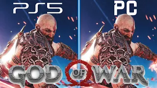 НАГЛЯДНОЕ СРАВНЕНИЕ GOD OF WAR 4 на PC и PS5