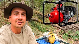 How to use Davey Firefighting Pump & Camlock Fittings - Bushfire Safety System Pt 3